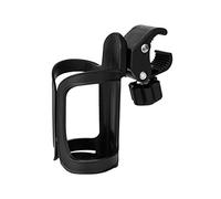 AOBETAK Porte-bouteille de vélo - 360 degrés de rotation - Noir - Compatible avec vélos, VTT, landaus et fauteuils roulants