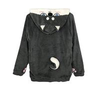 Aobiono Shiba Inu Sweat à capuche pour femme Kawaii Anime Queue Corgi Chiot Husky mignon Esthétique Costume Sweatshirt Cartoon Japonais Cosplay, Husky, Large