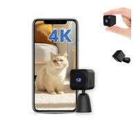 AOBOCAM Camera Espion, Mini Caméra de Surveillance WiFi 1080P Intérieur/Extérieur, Micro Caméra Bluetooth avec Vision Nocturne, Détection de Mouvement, Enregistrement à Distance (-5)