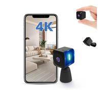 AOBOCAM Camera Espion, Mini Caméra de Surveillance WiFi 1080P Intérieur/Extérieur, Micro Caméra Bluetooth avec Vision Nocturne, Détection de Mouvement, Enregistrement à Distance (-1)