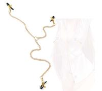 AOBORE Chaîne dorée métallique pour orner le corps, polyvalente pour un usage quotidien