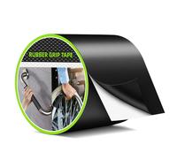 Aobrill Ruban antidérapant en caoutchouc, adhésif texturé super puissant pour un maintien sûr et une friction sûres, idéal pour les outils, gadgets, bricolage et plus encore (noir, 10,2 cm x 3 m)