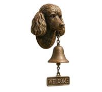 AOBUJDUB Cloche de Bienvenue Berger Allemand,Sonnette de Bienvenue rétro Amusante en Forme d'animal, propriétaires de Maison, Amateurs de Ferme, Porte d'entrée(B2)