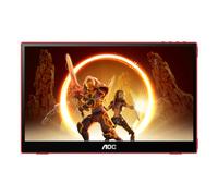 AOC 16G3 téléviseur et moniteur portables Moniteur portable Noir, Rouge 39,6 cm (15.6") TFT 1920 x 1080 pixels