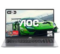 AOC 2025 Ordinateur Portable Gamer - Écran 16,1'' FHD | Processeur Ryzen 7 5700U (4.3GHz Surpasse l'i7-1265U) | 16 Go RAM DDR4x2 | SSD M.2 512 Go | Clavier Rétroéclairé | WiFi 6 | Boîtier Métallique