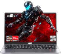 AOC Ordinateur portable avec AMD Ryzen 7 5700U, jusqu'à 4,3 GHz, RAM 16 Go M.2 NVMe SSD 512 Go Ordinateur portable, clavier rétroéclairé, Radeon RX Vega 8 Graphics Notebook, WiFi-6, HDMI, 1080P