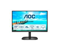 AOC 22B2H/EU Moniteur LED 21.5" Full HD (1920x1080) VA 4ms 75Hz HDMI/VGA, Angle de vision 178°, FlickerFree, Low Blue Light, Noir