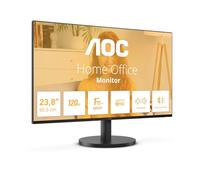 AOC 24B3QA2 - Moniteur Full HD 24 Pouces, 120 Hz, synchronisation adaptative, Haut-Parleur (1920x1080, 1x D-Sub, 1x HDMI 1.4, 1x DisplayPort 1.2) Noir