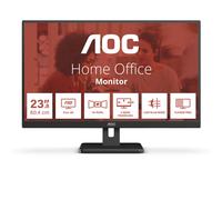 AOC 24E3UM écran plat de PC 61 cm (24 ) 1920 x 1080 pixels Full HD Noir