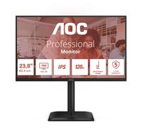 AOC 24E4U, 60,5 cm (23.8'), 1920 x 1080 pixels, Full HD, LED, 4 ms, Noir