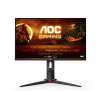 AOC 24G2SU/BK écran plat de PC 60,5 cm (23.8") 1920 x 1080 pixels Full HD Noir, Rouge