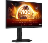 AOC Gaming 24G4X - G4 Series - écran LED - jeux - 24" (23.8" visualisable) - 1920 x 1080 Full HD (1080p) @ 180 Hz - IPS - 300 cd/m² - 1000:1 - HDR10 - 0.5 ms - 2xHDMI, DisplayPort - haut-parleurs...