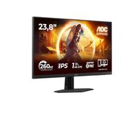 AOC 24G4ZRE 23.8 Pouces FHD Monitor 260Hz, Fast IPS Panel, 0.3ms MPRT, Adaptive Sync, HDR10, G-Sync Compatible, (1920x1080 HDMI 2X 2.0 DP 1x 1.4) Noir