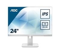 AOC 24P1/GR - Écran LED - 23.8" - 1920 x 1080 Full HD (1080p) @ 60 Hz - IPS - 250 cd/m² - 1000:1 - 5 ms - HDMI, DVI, DisplayPort, VGA - haut-parleurs G