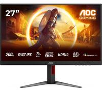 AOC 27" 27G4X 16 09 2xHDMI+DP IPS black/red - écran plat (TFT/LCD) - 27