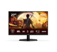AOC Gaming Q27G42XNE - Moniteur Quad HD 27 Pouces, 180 Hz, 1 ms, FreeSync Prem., HDR10 (2560x1440, 2X HDMI 2.0, 1x DisplayPort 1.4) Noir
