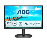 AOC 27B2AM - Écran LED - 27" - 1920 x 1080 Full HD (1080p) @ 75 Hz - VA - 250 cd/m² - 4000:1 - 4 ms - HDMI, VGA - noir