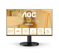 AOC 27B3CF2-27 Zoll FHD Monitor, Lautsprecher, höhenverstellbar (1920x1080, 100 Hz, HDMI, USB-C (65W PD), USB Hub) Schwarz
