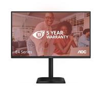 AOC 27E4U, 68,6 cm (27'), 1920 x 1080 pixels, Full HD, LED, 4 ms, Noir