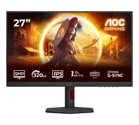 AOC Moniteur Gaming Q27G4SRU 27 pouces 2560x1440 QHD 320Hz Fast IPS 0,3 ms HDR400 Noir