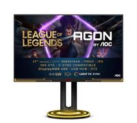 AOC AGON AG275QXL - 27 pouces QHD Moniteur de jeu, 170Hz, IPS, 1ms, League of Legends Light FX Sync, réglable en hauteur, FreeSync Premium, HDR 400 (2560x1440@170Hz, 400 cd/m² HDMI 2.0/DP 1.4/USB 3.2)