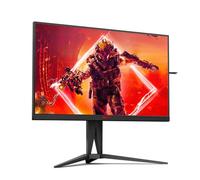 AOC AGON AG275QZN - Moniteur de jeu QHD 27 pouces, FreeSync Premium, 0,5 ms, 240 Hz (2560x1440, DisplayPort, HDMI, hub USB) noir/rouge