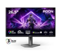 AOC AGON PRO AG276QKD2 écran plat de PC 67,3 cm (26.5 ) 2560 x 1440 pixels Quad HD QD-OLED Noir, Gris