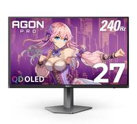 AOC Agon Pro AG276QZD2 27" OLED Moniteur Gaming, 2560 x 1440, 240 Hz, 0,03 ms, G-Sync, compatible PS5 et Xbox Switch, Noir brillant