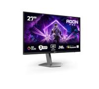 AOC Agon Pro AG276UZD - Moniteur de Jeu Plat QD OLED 27 Pouces, 240 Hz, 0,03 ms, FreeSync Prem Pro, Comp. G-Sync, réglage de la Hauteur, HDR400 (3840x2160, 2xHDMI, DisplayPort, Hub USB) Noir