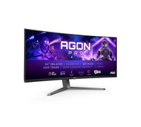 AOC AGON PRO AG346UCD écran plat de PC 86,4 cm (34 ) 3440 x 1440 pixels Wide Quad HD QD-OLED Noir, Gris