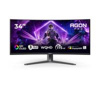 AOC AGON PRO AG346UCD écran plat de PC 86,4 cm (34") 3440 x 1440 pixels Wide Quad HD QD-OLED Noir, Gris
