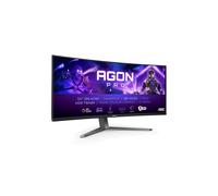 AOC AGON PRO AG346UCD écran plat de PC 86,4 cm (34") 3440 x 1440 pixels Wide Quad HD QD-OLED Noir, Gris