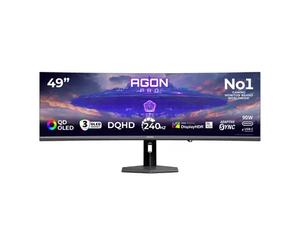 AOC AGP497UCZD/96 écran plat de PC 124,2 cm (48.9") 5120 x 1440 pixels Gris
