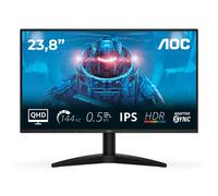AOC B3 Q24B36X, 60,5 cm (23.8'), 2560 x 1440 pixels, Quad HD, LED, 4 ms, Noir