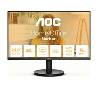 AOC Basic-line 24B3CA2 - B3 Series - écran LED - 24" (23.8" visualisable) - 1920 x 1080 Full HD (1080p) @ 100 Hz - IPS - 250 cd/m² - 1300:1 - 4 ms - HDMI, USB-C - haut-parleurs - noir Noir