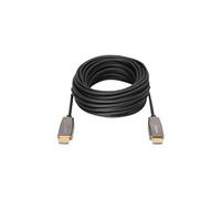 HDMI AOC Hybrid Glasfaser Anschlusskabel, Typ A M/M, 30m, UHD 8K@60Hz, gold, bl