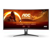 AOC G2 CU34G2XE/BK LED display 86,4 cm (34") 3440 x 1440 pixels Wide Quad HD LCD Noir, Rouge