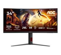 Moniteur incurvé - AOC - CU34G4Z - 34 Pouces - 240 Hz - FreeSync Premium - HDR400