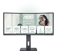 AOC CU34P3CV écran plat de PC 86,4 cm (34") 3440 x 1440 pixels UltraWide Quad HD LED Noir