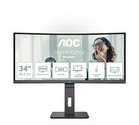 AOC CU34P3CV écran plat de PC 86,4 cm (34") 3440 x 1440 pixels UltraWide Quad HD LED Noir