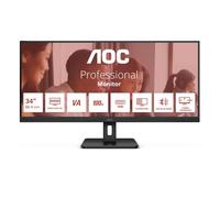 AOC E2 U34E2M/BK écran plat de PC 86,4 cm (34") 3440 x 1440 pixels UltraWide Quad HD LED Noir
