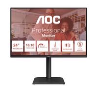 AOC E4 X24E4U écran plat de PC 61 cm (24 ) 1920 x 1200 pixels Full HD LED Noir