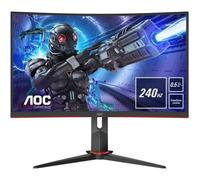 AOC Écran gaming incurvé 27G2ZU 68 cm (27 pouces) (FHD, HDMI, DisplayPort, hub USB, FreeSync, temps de réponse 0,5 ms (MPRT), 240