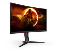 AOC Écran gaming incurvé C27G2ZU 68 cm (27 pouces) (FHD, HDMI, DisplayPort, hub USB, FreeSync, temps de réponse 0,5 ms (MPRT), 240 Hz, 1920 x 1080) noir/rouge