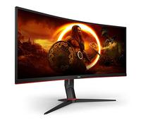 AOC G2 CU34G2/BK LED display 86,4 cm (34") 3440 x 1440 pixels Quad HD Noir, Rouge