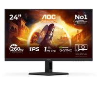 AOC Écran PC Gaming 24G4ZRE 23,8" Full HD 240 Hz Noir et Rouge