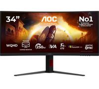 Aoc - Ecran Pc Gamer Cu34g4zca 34'' Incurvé 4k 250 Hz Hdr Hdmi 2.1