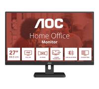 AOC Essential-line 27E3UM/BK - Écran LED - 27" - 1920 x 1080 Full HD (1080p) @ 75 Hz - VA - 300 cd/m² - 3000:1 - 4 ms - 2xHDMI, VGA, DisplayPort - haut-parleurs - noir