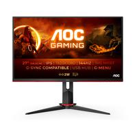 AOC G2 27G2U/BK écran plat de PC 68,6 cm (27 ) 1920 x 1080 pixels Full HD LCD Noir, Rouge