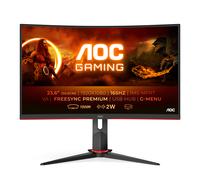 AOC G2 C24G2U/BK écran plat de PC 59,9 cm (23.6") 1920 x 1080 pixels Full HD LED Noir, Rouge